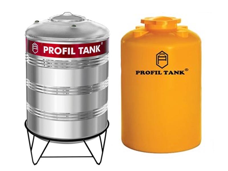 Tangki Air Stainless dan Fiber