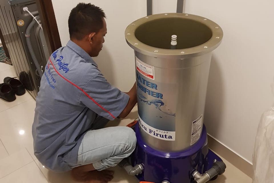 Pemasangan Filter Air